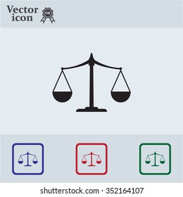 Scales balance icon