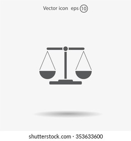 Scales balance icon