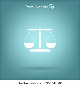 Scales balance icon