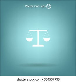 Scales balance icon