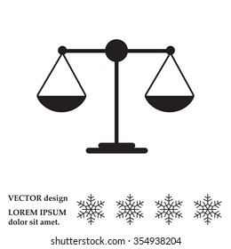 Scales balance icon