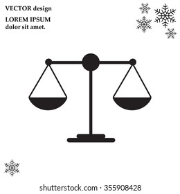 Scales balance icon