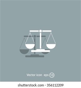 Scales balance icon
