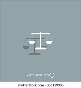 Scales balance icon