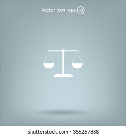 Scales balance icon