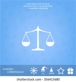 Scales balance icon