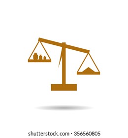 Scales balance icon