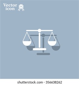 Scales balance icon