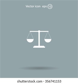 Scales balance icon