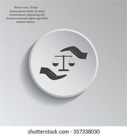 Scales balance icon