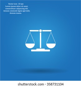 Scales balance icon