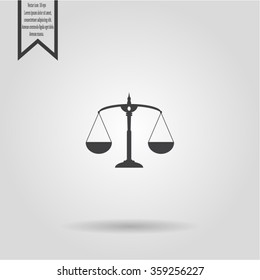 Scales balance icon