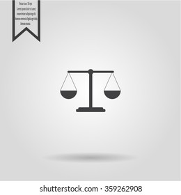 Scales balance icon