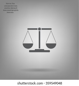 Scales balance icon