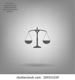 Scales balance icon