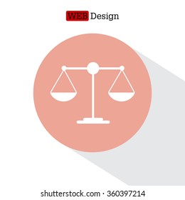 Scales balance icon