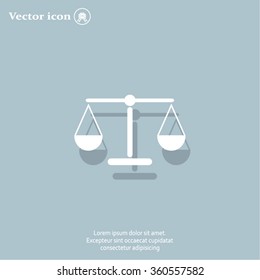 Scales balance icon