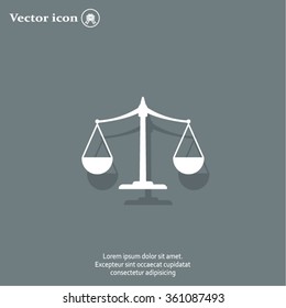 Scales balance icon