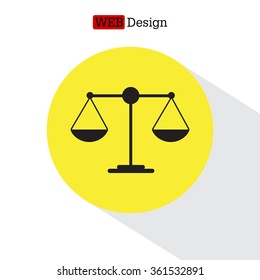Scales balance icon