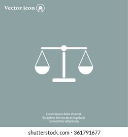 Scales balance icon