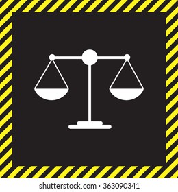 Scales balance icon