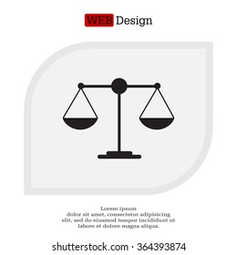 Scales balance icon