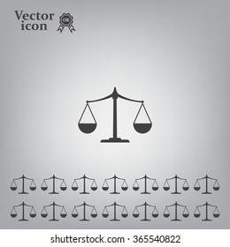 Scales balance icon