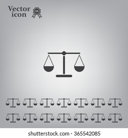 Scales balance icon