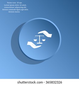Scales balance icon