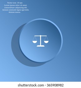 Scales balance icon