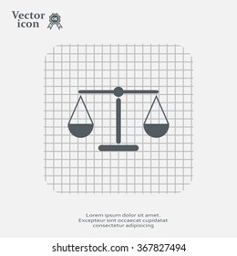 Scales balance icon