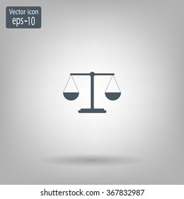 Scales balance icon