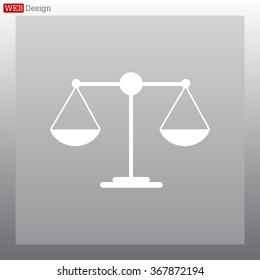 Scales balance icon