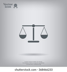 Scales balance icon