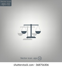 Scales balance icon