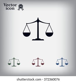 Scales balance icon