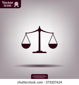 Scales balance icon
