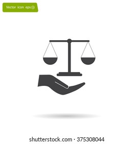 Scales balance icon