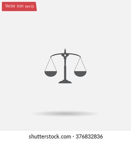 Scales balance icon