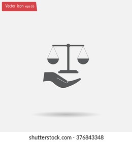 Scales balance icon