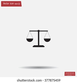 Scales balance icon