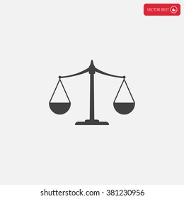 Scales balance icon
