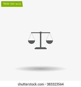 Scales balance icon