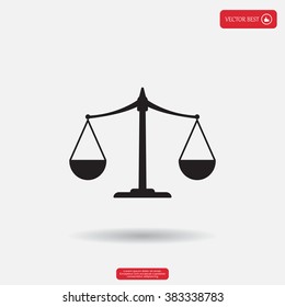Scales balance icon