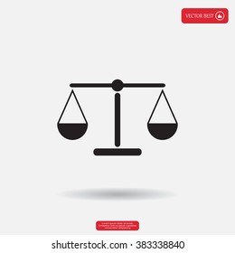 Scales balance icon