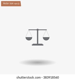 Scales balance icon