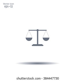 Scales balance icon