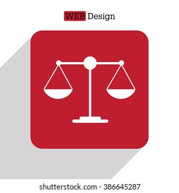 Scales balance icon