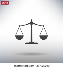 Scales balance icon
