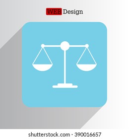 Scales balance icon